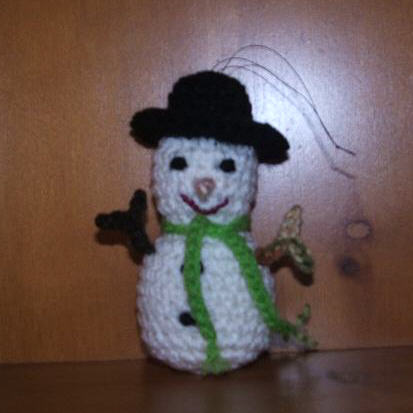 Snowman ornament crochet pattern. - Crafts - Free Craft Patterns