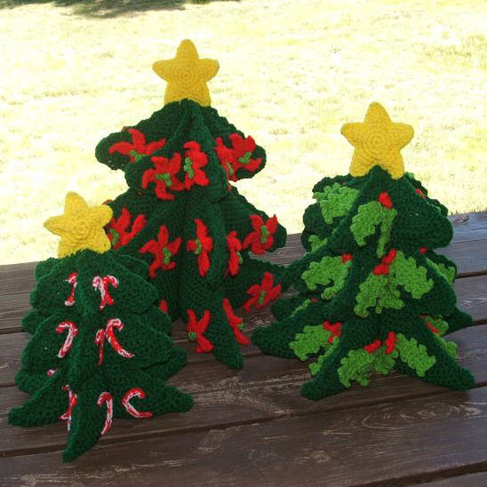 Amazon.com: Vintage Crochet PATTERN to make - Santa Xmas Tree