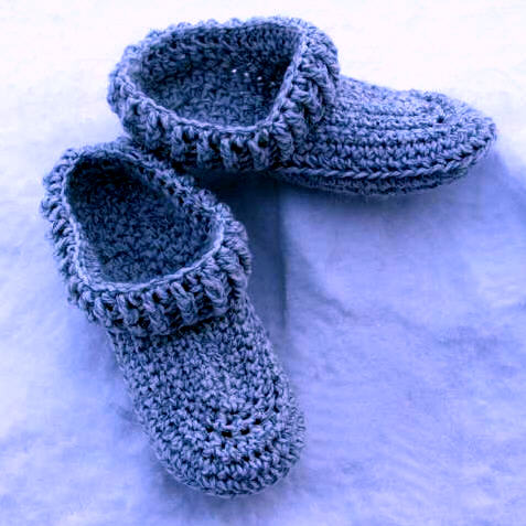 free crochet pattern for baby clogs