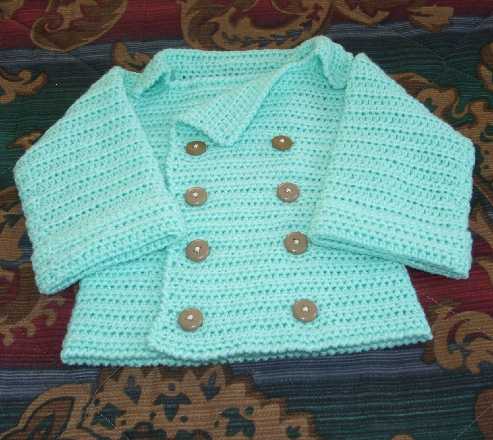 FREE Crochet Baby Sweaters Pattern - Baby Nursery Decorating Ideas